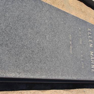 MAHNE Joseph Johannes Fourie 1916-1976 &amp; Ellen 1906-1978