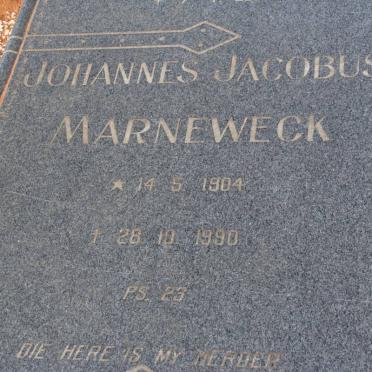 MARNEWECK Johannes Jacobus 1904-1990