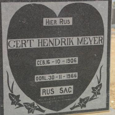 MEYER Gert Hendrik 1906-1966