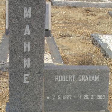 MAHNE Robert Graham 1927-1969