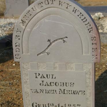 MERWE Paul Jacobus, van der 1857-1931
