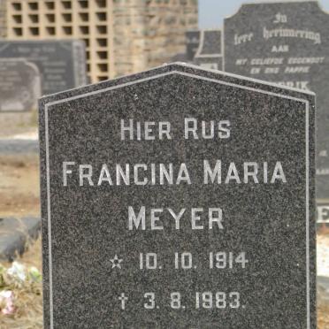 MEYER Francina Maria 1914-1983