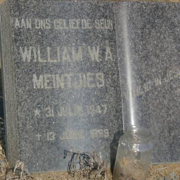 MEINTJIES William W.A. 1947-1969