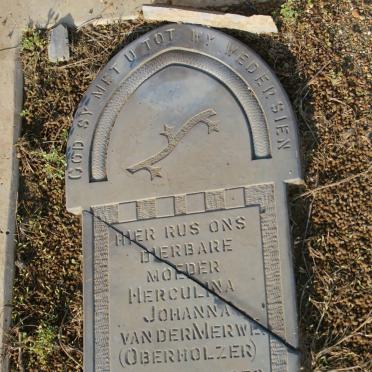 MERWE Herculina Johanna, van der nee OBERHOLZER 1872-1946