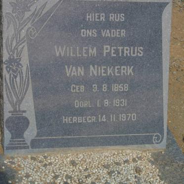 NIEKERK Willem Petrus, van 1858-1931