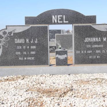 NEL David H.J.J. 1896-1982 &amp; Johanna M. LOMBAARD 1904-1977