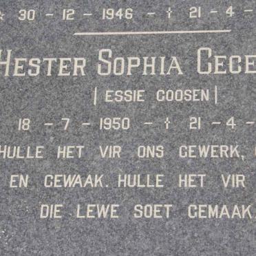 NEL Andries Hercules 1946-1995 &amp; Hester Sophia Cecelia GOOSEN 1950-1995