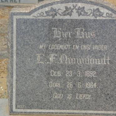 NIEUWOUDT E.F. 1892-1964