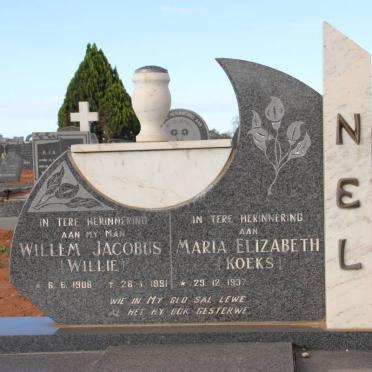NEL Willem Jacobus 1908-1991 &amp; Maria Elizabeth 1937-