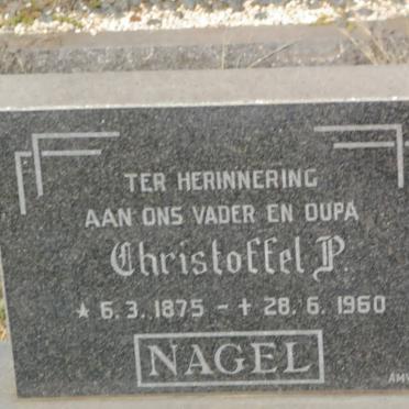 NAGEL Christoffel P. 1875-1960
