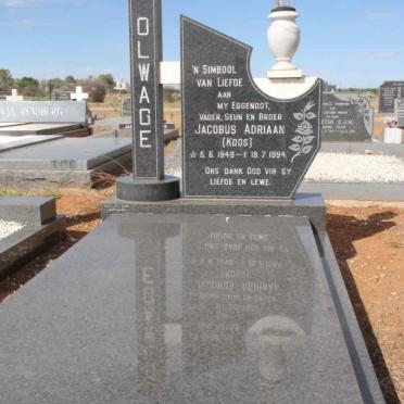OLWAGE Jacobus Adriaan 1949-1994