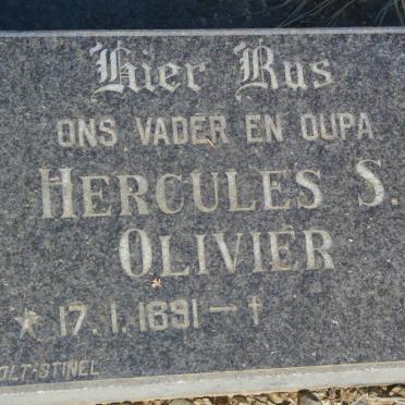 OLIVIER Hercules S. 1891-