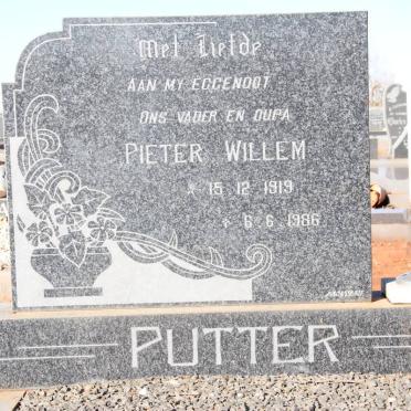 PUTTER Pieter Willem 1919-1986