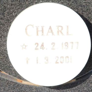 PIETERS Boere 1946-2012 &amp; Ansie 1947- :: PIETERS Charl 1977-2001