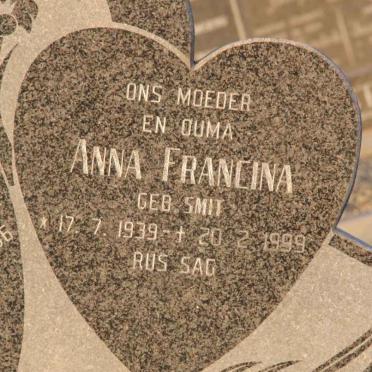 PLESSIS Gert Petrus, du 1945-1996 &amp; Anna Francina SMIT 1939-1999