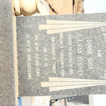 ROOYEN J.J., van 1900-1985