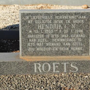 ROETS Hendrik C.N. 1959-1984