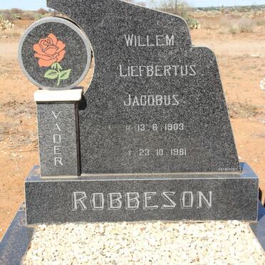 ROBBESON Willem Liefbertus Jacobus 1903-1981