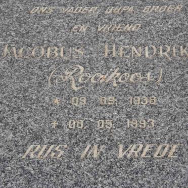 RENSBURG Jacobus Hendrikus, Janse van 1938-1993