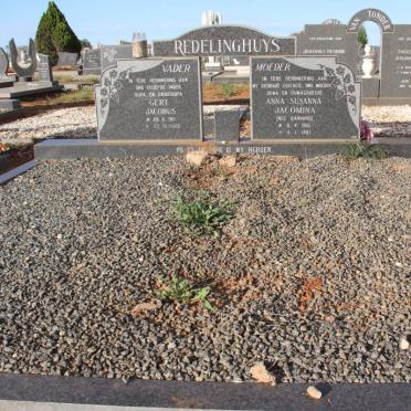 REDELINGHUYS Gert Jacobus 1911-2002 &amp; Anna Susanna Jacomina BARNARD 1913-1991