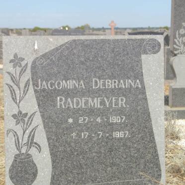 RADEMEYER Jacomina Debraina 1907-1967