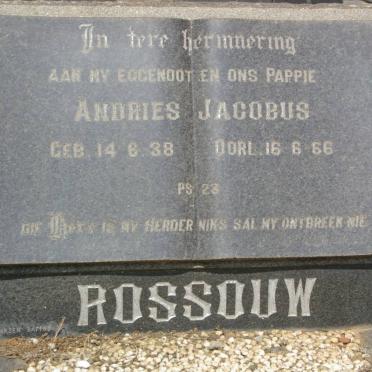 ROSSOUW Andries Jacobus 1938-1966