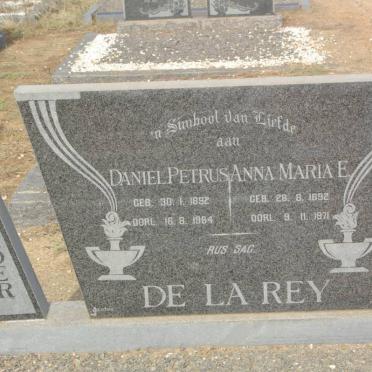 REY Daniel Petrus, de la 1892-1964 &amp; Anna Maria E. 1892-1971
