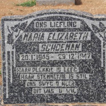 SCHOEMAN Maria Elizabeth 1945-1947