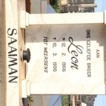 SAAIMAN Leon 1966-1990