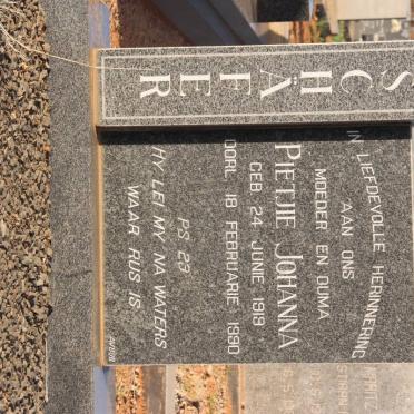 SCHÄFER Pietjie Johanna 1919-1990