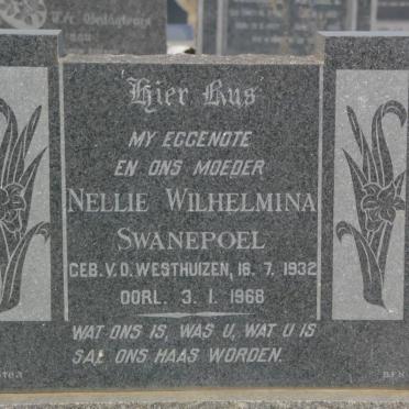 SWANEPOEL Nellie Wilhelmina nee V.D. WESTHUIZEN 1932-1968