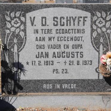 SCHYFF Jan Augusts, v.d. 1913-1973 &amp; Hester 1921-1984