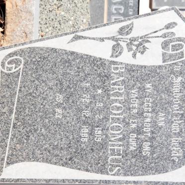SAAYMAN Bartolomeus 1919-1986 &amp; Cecilia M. VORSTER 1920-