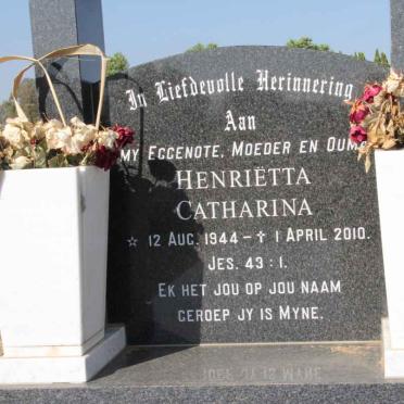 SWAN Henrietta Catharina 1944-2010