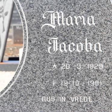 SCHOLTZ Maria Jacoba 1929-1991
