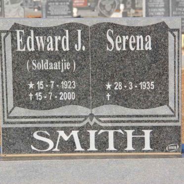 SMITH Edward J. 1923-2000 &amp; Serena 1935-