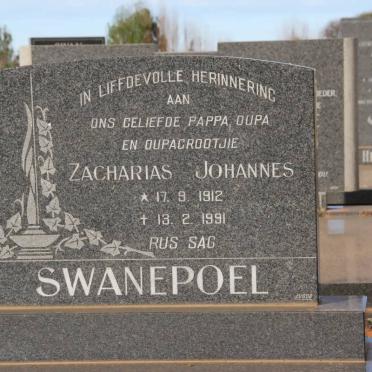 SWANEPOEL Zacharias Johannes 1912-1991