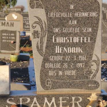 SPAMER Christoffel Hendrik 1961-1997