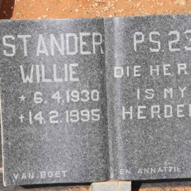 STANDER Willie 1930-1995