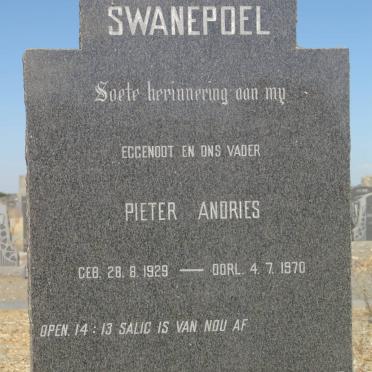 SWANEPOEL Pieter Andries 1929-1970