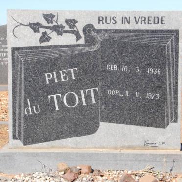 TOIT Piet, du 1936-1973