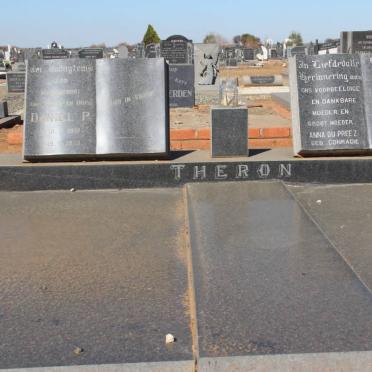THERON Daniel P. 1891-1973 &amp; Anna DU PREEZ nee CONRADIE formerly THERON 1903-1995