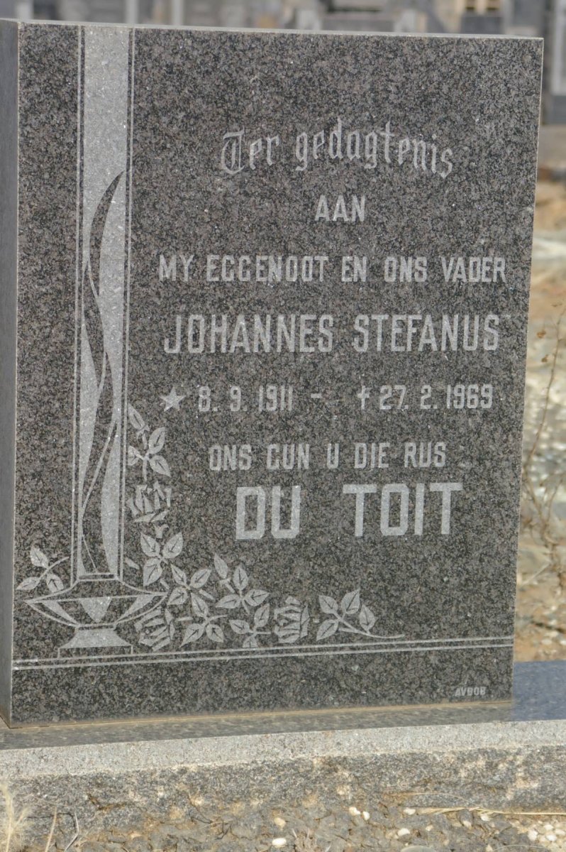 TOIT Johannes Stefanus, du 1911-1969