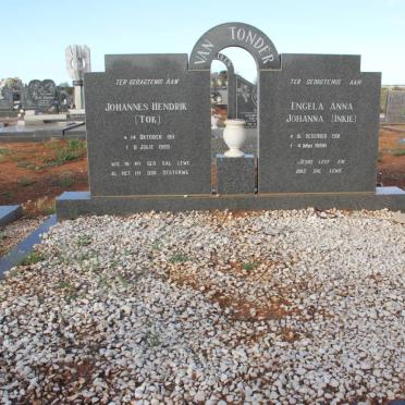 TONDER Johannes Hendrik, van 1911-1990 &amp; Engela Anna Johanna 1918-1996