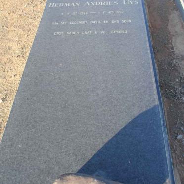 UYS Herman Andries 1944-1997