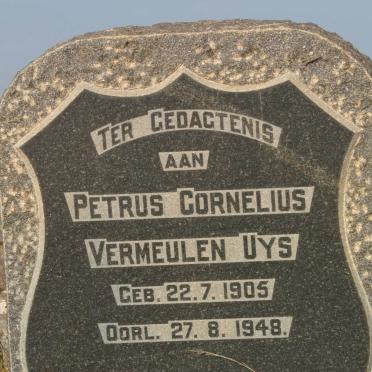 UYS Petrus Cornelius Vermeulen 1905-1948