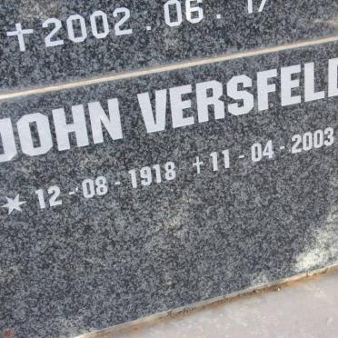 VERSFELD John 1918-2003