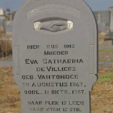 VILLIERS Eva Catharina, de nee van TONDER 1867-1957