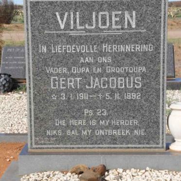 VILJOEN Gert Jacobus 1911-1992
