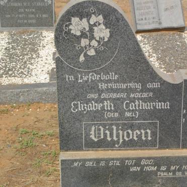 VILJOEN Elizabeth Catharina nee NEL 1904-1961